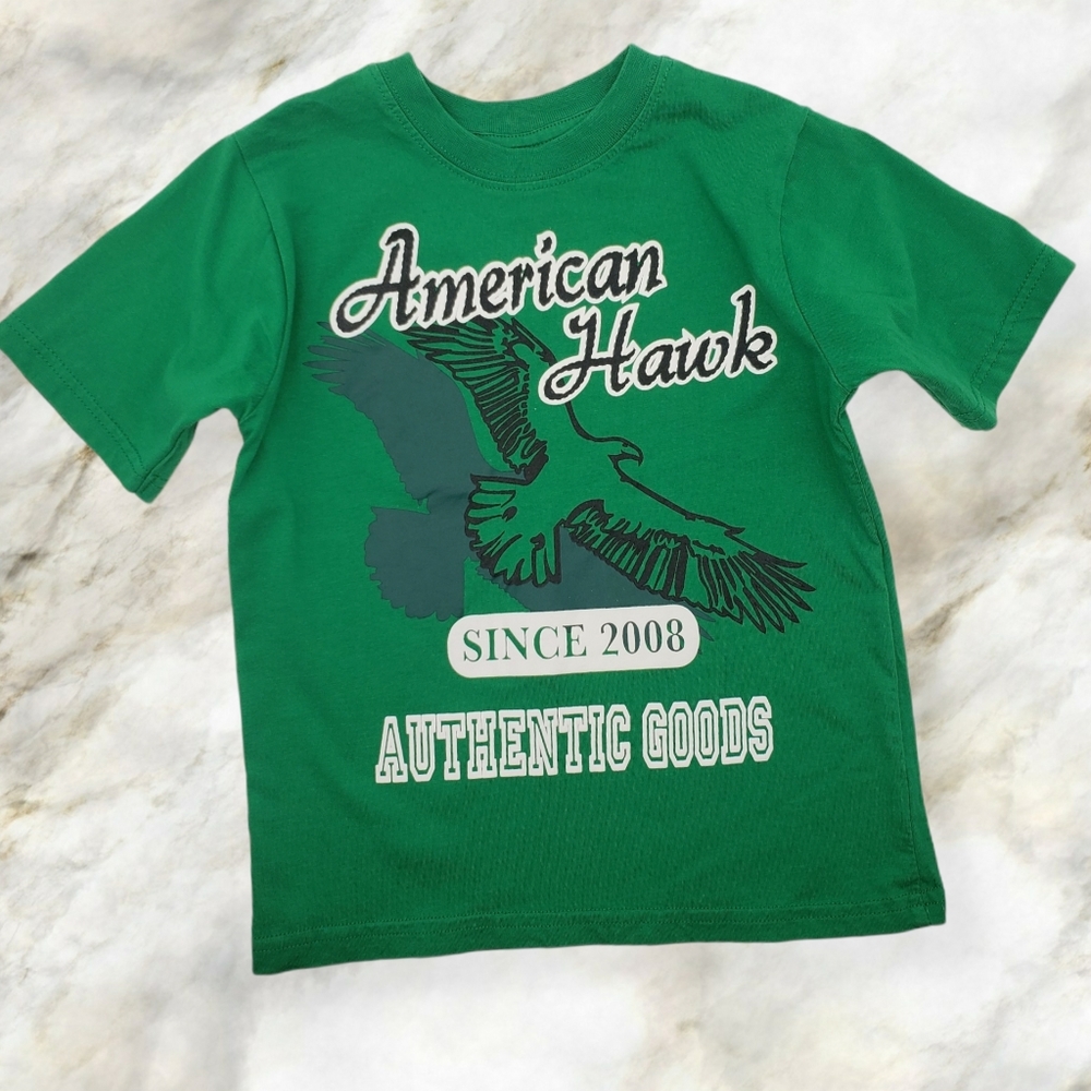⚡American Hawk Youth Big Kid Size 5 Green White⚡